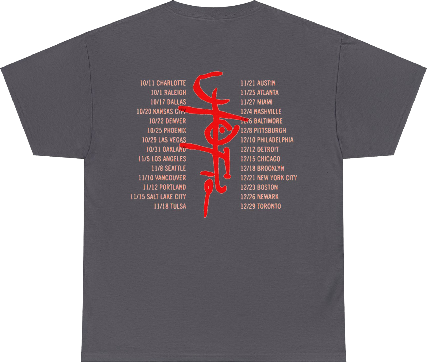 CIRCUS MAXIMUS TOUR DATES TEE