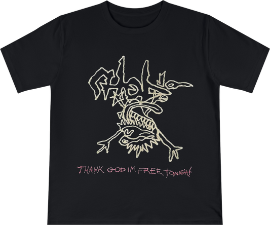 THANK GOD I'M FREE TONIGHT EUROPE TOUR TEE