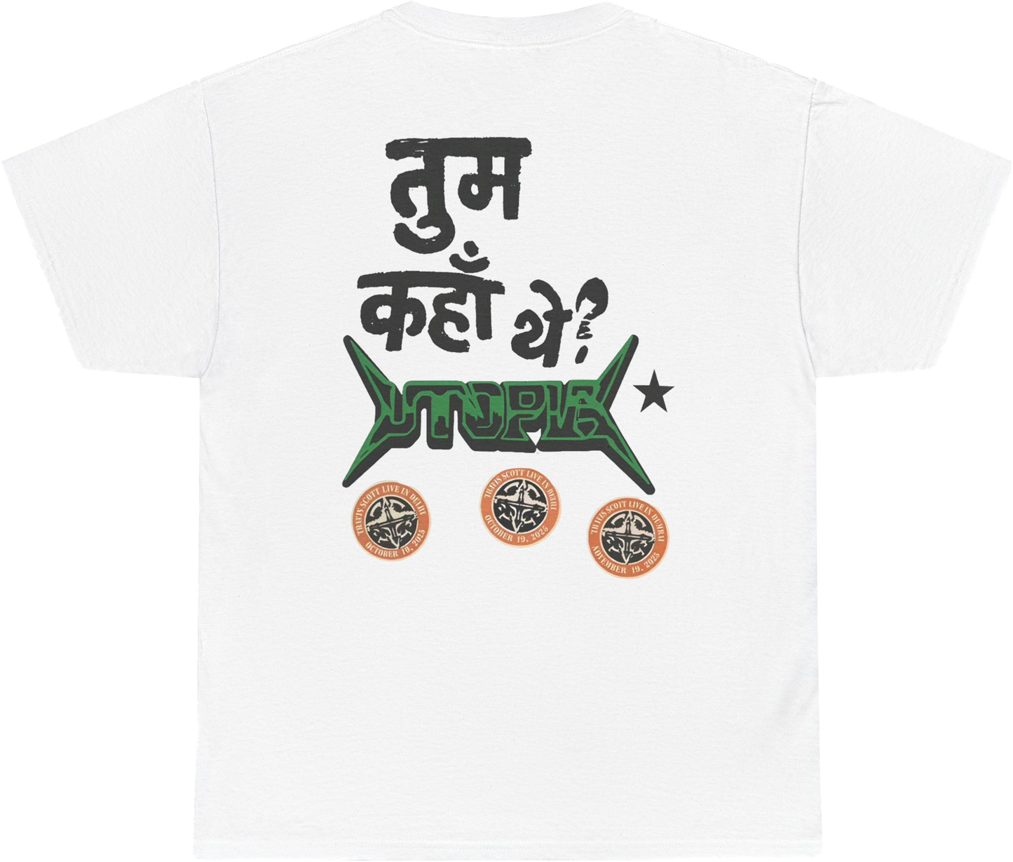 TIGER ROAR INDIA WORLD TOUR TEE