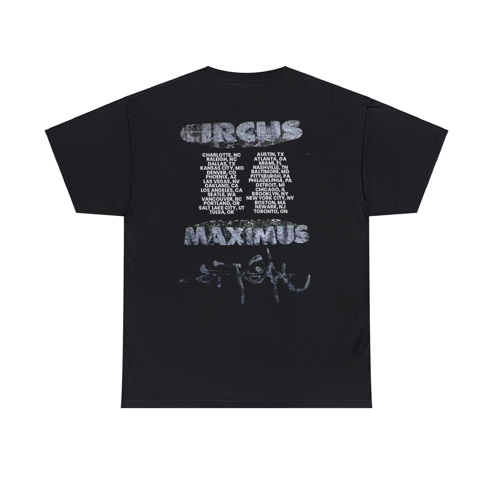 CIRCUS MAXIMUS TOUR 2023 TEE BLACK – Travis Scott - UTOPIA