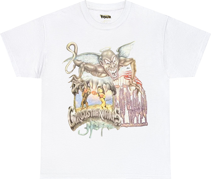 CIRCUS MAXIMUS TOUR 2023 TEE WHITE – Travis Scott - UTOPIA