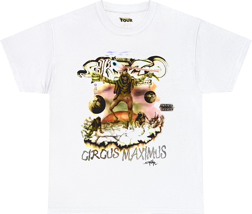 SKITZO TOUR TEE – Travis Scott - UTOPIA & Circus Maximus Tour
