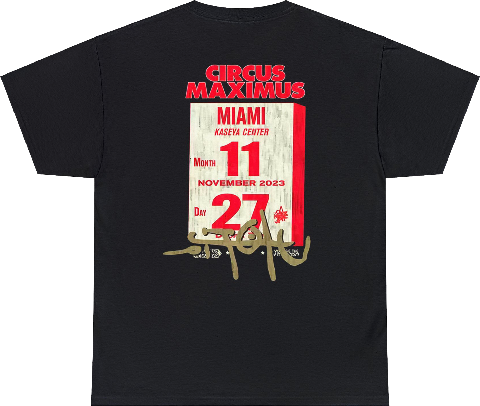 MIAMI TOUR TEE – Travis Scott - UTOPIA & Circus Maximus Tour MIAMI TOUR TEE – Travis Scott - UTOPIA & Circus Maximus Tour